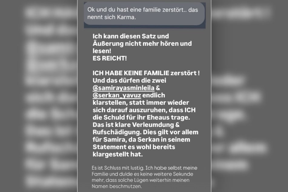 Immer wieder wird behauptet, dass die 33-Jährige Hauptgrund für das Ehe-Aus bei Serkan und Samira verantwortlich gewesen sein soll.