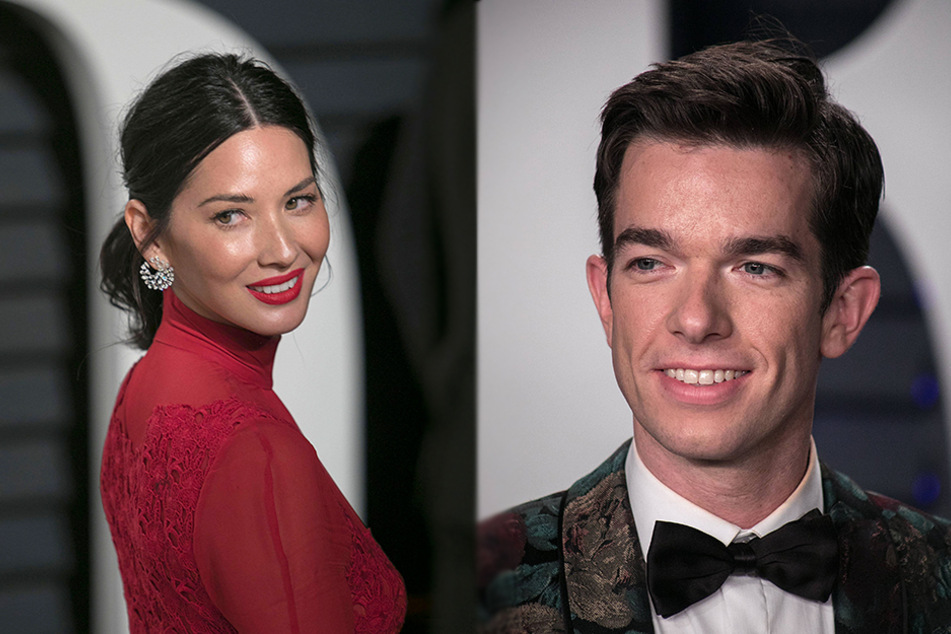 Rumors have been swirling about a possible break-up between actor Olivia Munn (l.) and comedian John Mulaney (r.)