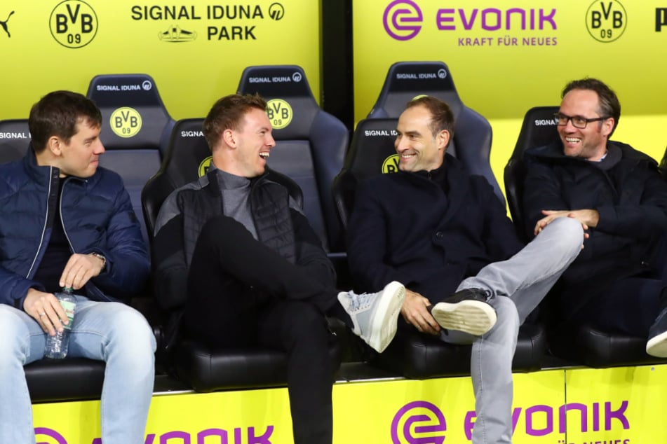 Laut Vorstandschef Oliver Mintzlaff (45) hat RB-Trainer Julian Nagelsmann (33) nicht geringsten Grund, Leipzig vorzeitig zu verlassen. (Archivbild)