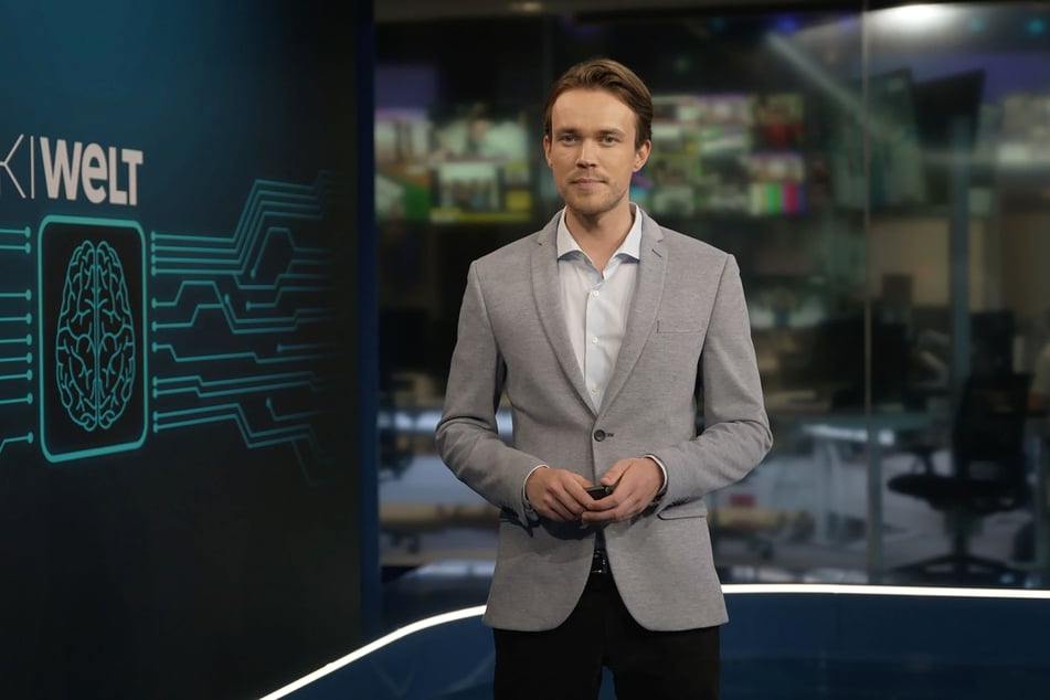 Ein namenloser KI-generierter Moderator wird einmal in der Woche die Sendung "KI-WELT" beim Nachrichtensender WELT TV moderieren.