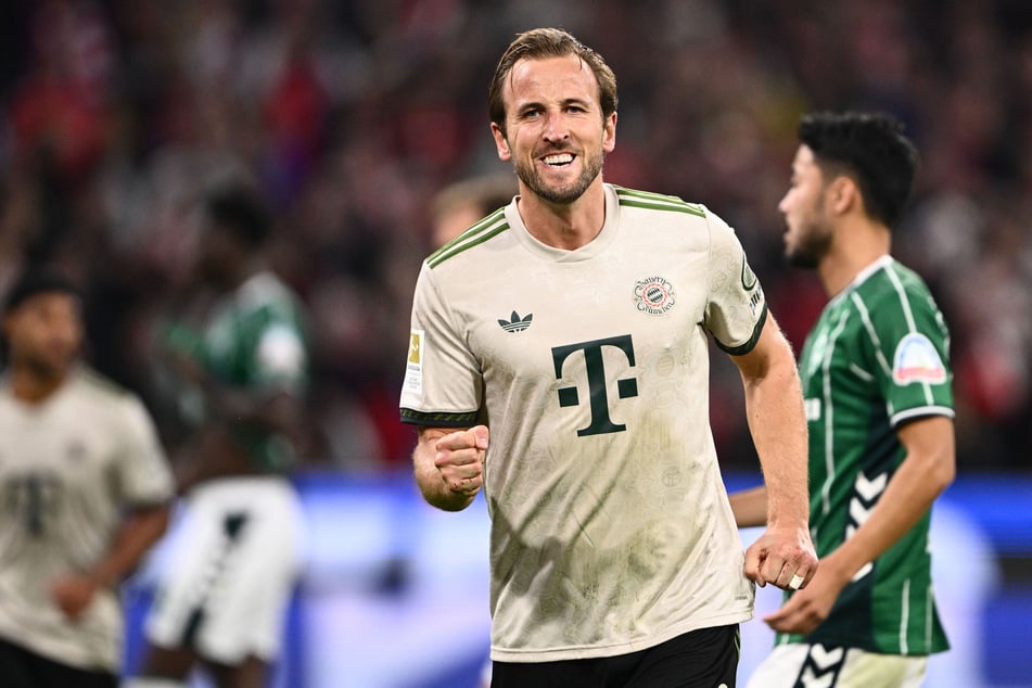 Hat gut lachen: Harry Kane (32) hat 100 Tore für den FC Bayern geschossen.