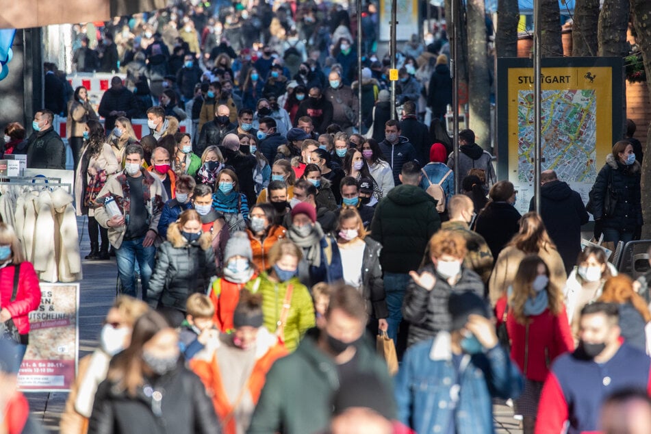 Die Stuttgarter Königstraße am gestrigen Samstag.