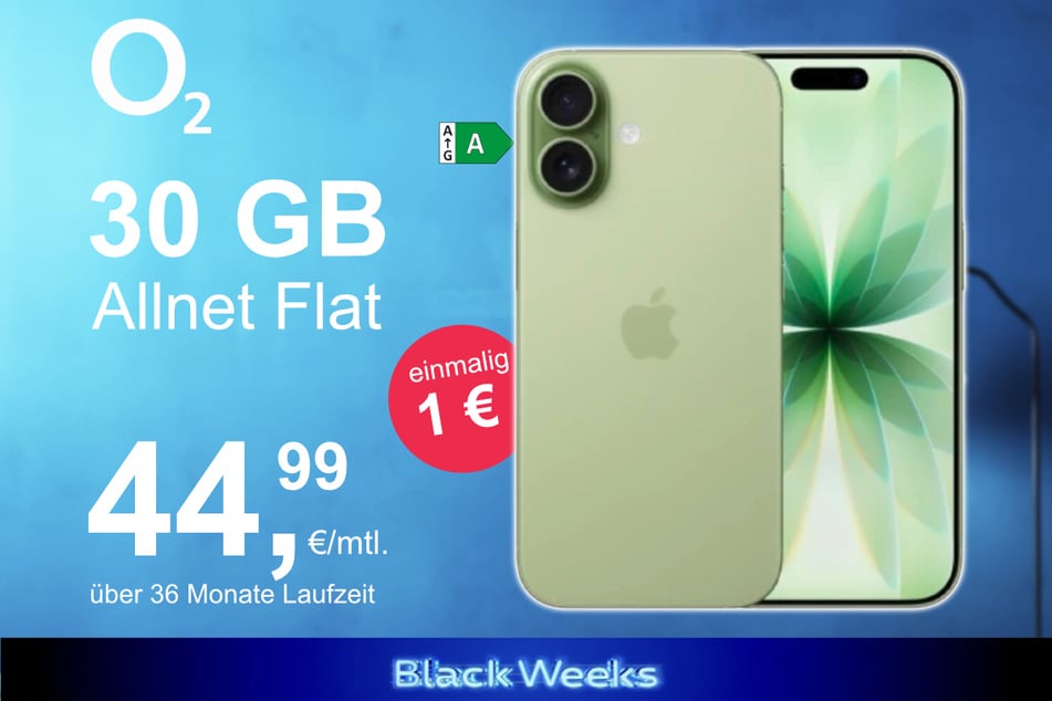 Das neue iPhone 17 inkl. 30 GB Datenvolumen für nur 1 Euro exklusiv bei o2.