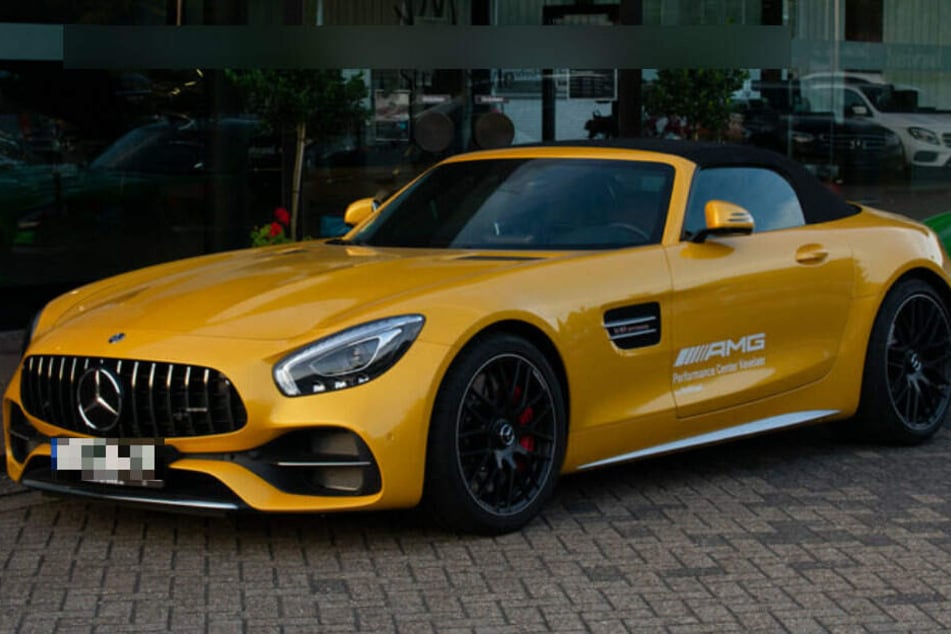 Ein gelber Mercedes AMG wurde innerhalb von zwei Wochen zweimal gestohlen. (Symbolbild)