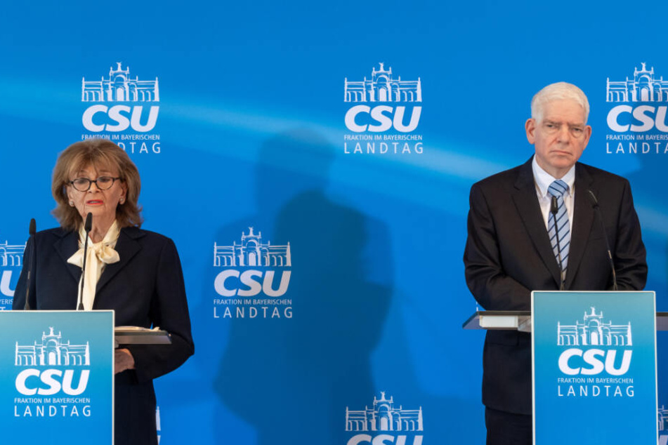 Charlotte Knobloch (l.) und Josef Schuster, bei der Klausurtagung der CSU-Landtagsfraktion.