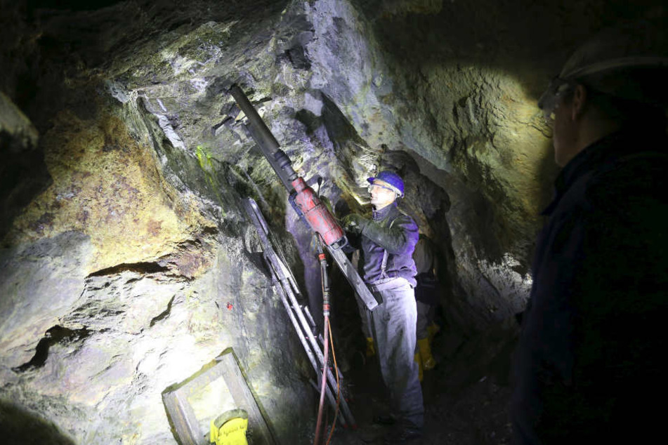 In Sachsen wird Bergbau-Nachwuchs gesucht: Seit der Wiedervereinigung ist die Zahl der Bergleute im Freistaat massiv zurückgegangen.