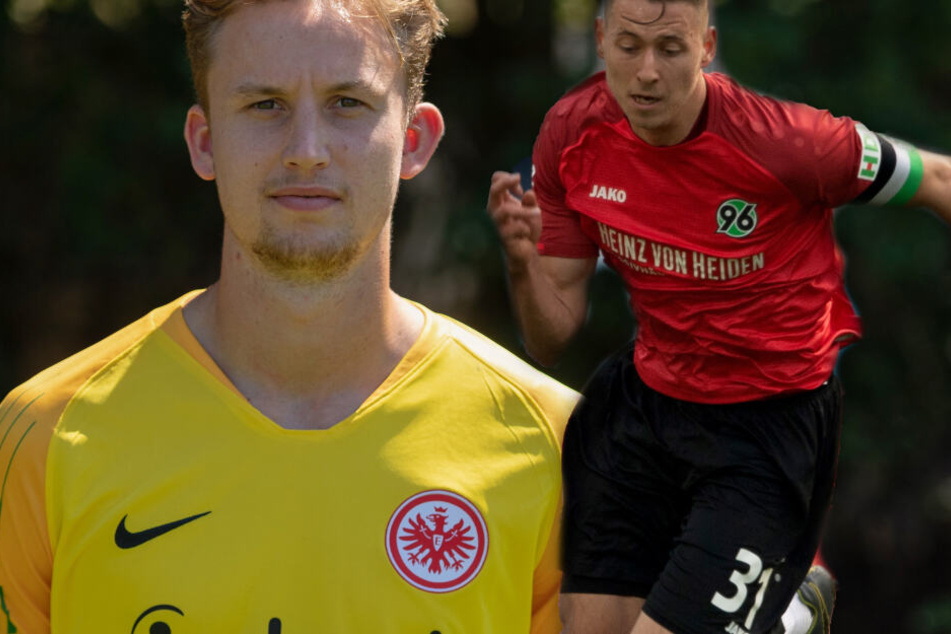 Fotomontage: Frederik Rönnow (Li.) stünde als Eintracht-Keeper in den Startlöchern, Waldemar Anton soll als möglicher Hinteregger-Ersatz verpflichtet werden.