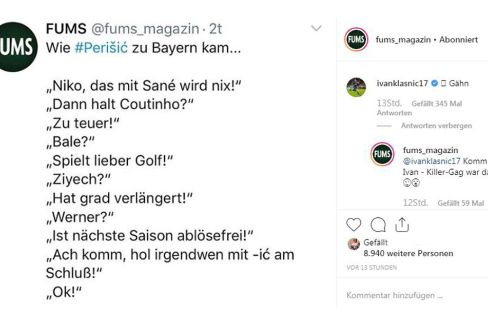 Hier der FUMS-Post und die Antwort von Ivan Klasnic.
