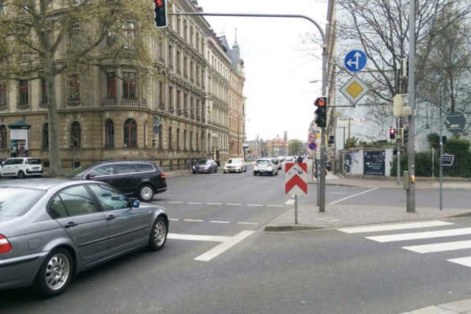 An dieser Stelle geht es von nun an nicht mehr nach links.