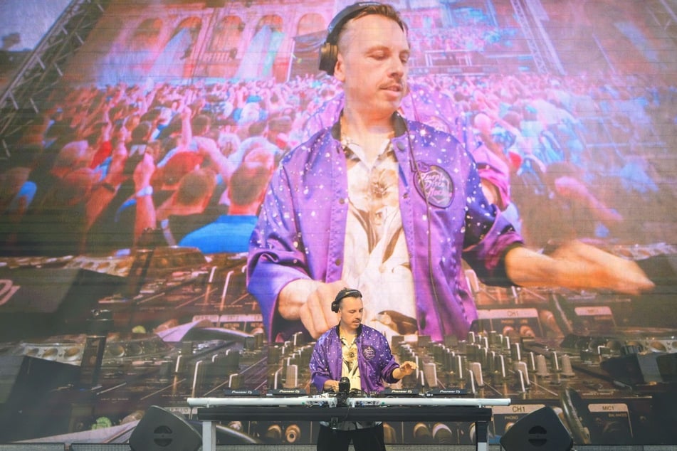 Starker Auftritt: Purple Disco Machine alias Tino Piontek (46).