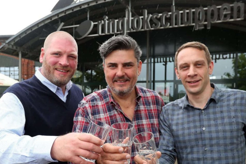 Die neuen Betreiber Marcel Lossie, Sascha Berg und Daniel Elsner fiebern der Neueröffnung entgegen.