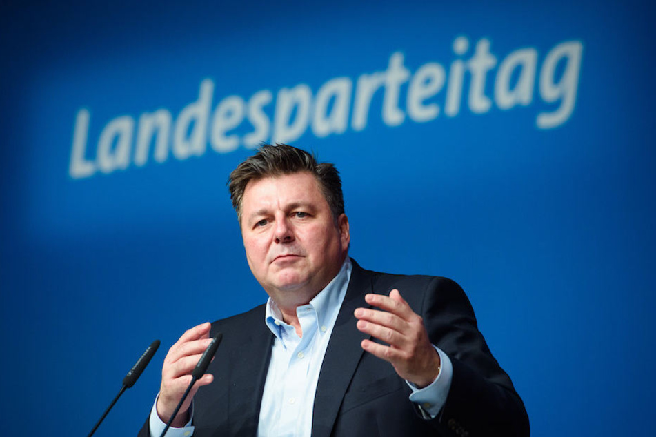Innensenator Andreas Geisel (52) am Samstag bei Berliner SPD-Landesparteitag.