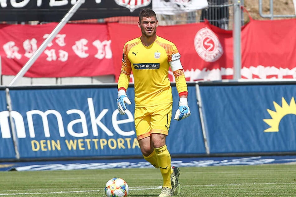 Johannes Brinkies beim Heimspiel gegen Magdeburg am Ball?