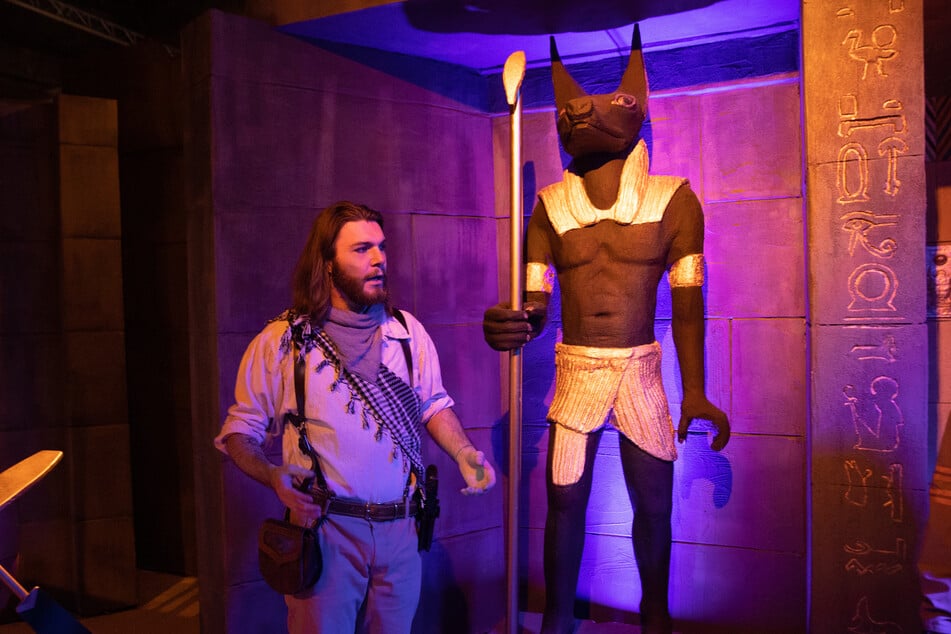In einem Labyrinth dreht sich alles um das alte Ägypten. Götter und Mumien sind ein großer Teil davon.