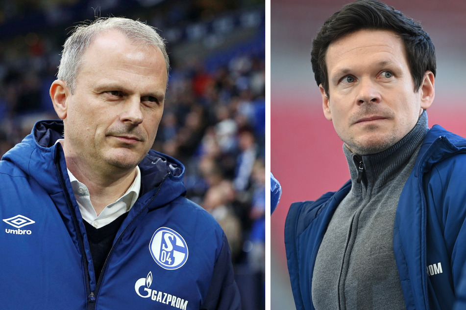 Auch Sportvorstand Jochen Schneider (50, l.) und Lizenzspieler-Koordinator Sascha Riether (37) sind raus.
