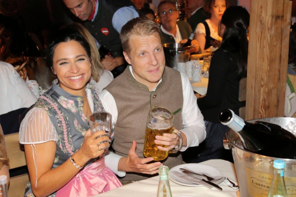 Immer mal wieder hatten Amira Aly und Oliver Pocher öffentliche Events besucht - wie hier das Oktoberfest 2019.