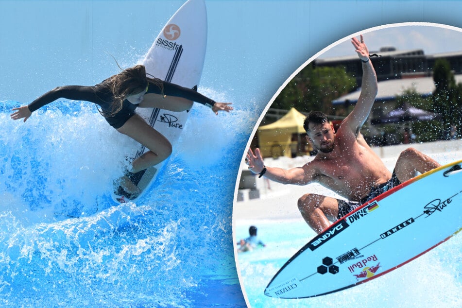 München: Olympia-Teilnehmer testen neuen Surfpark bei München: "Freue mich unglaublich"