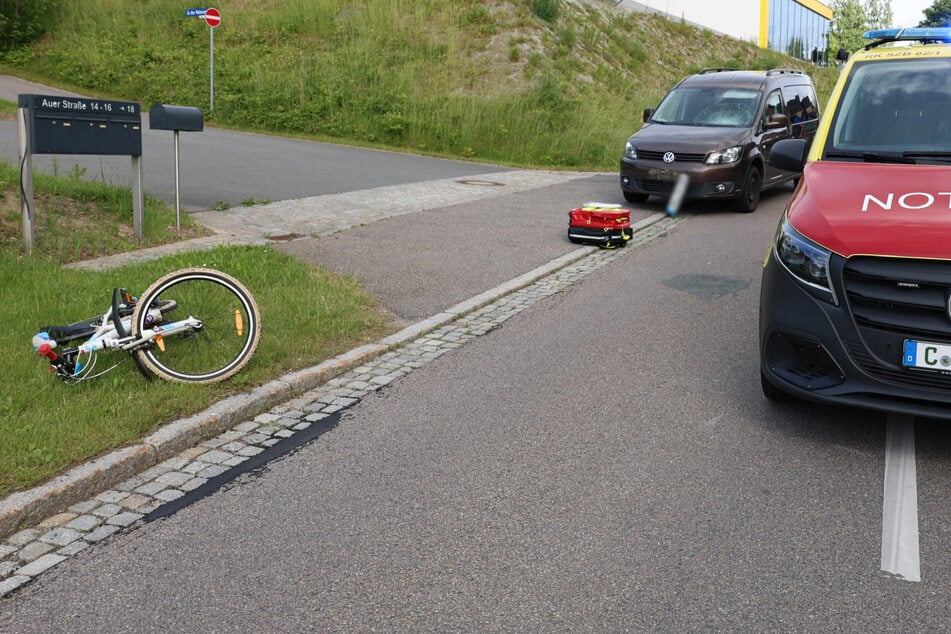 In Lauter-Bernsbach wurde am Dienstag ein Kind bei einem Unfall verletzt.