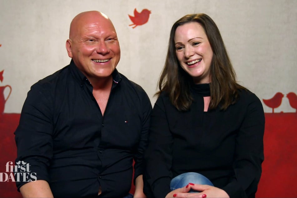 Nico (45) und Jasmin (39) strahlen am Ende ihres Dates um die Wette, mehr wird aus den beiden aber nicht.