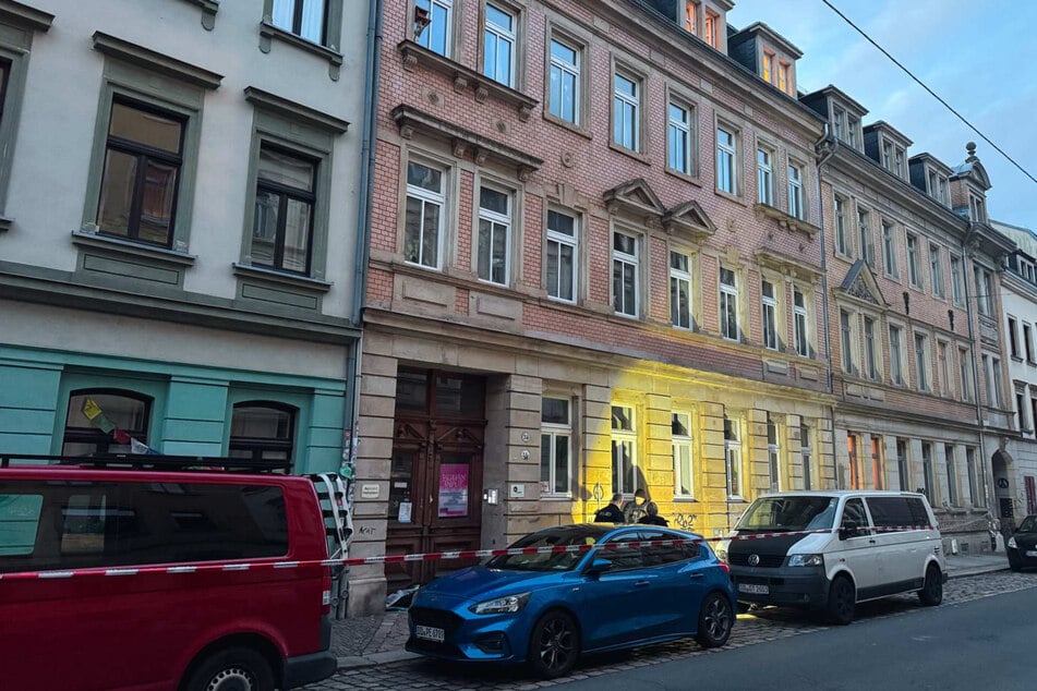 Die Bluttat passierte auf der Prießnitzstraße in der Äußeren Neustadt.