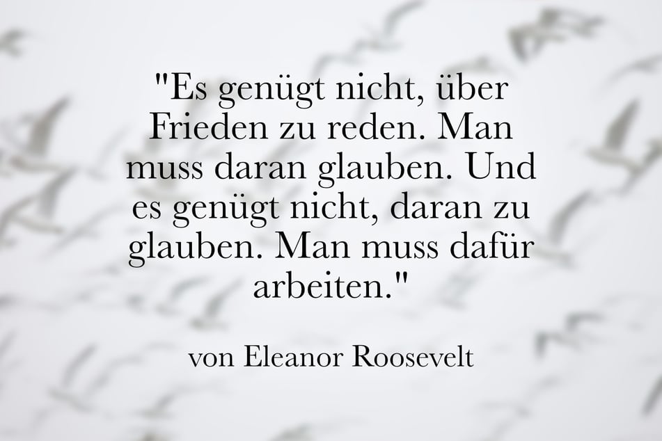 Als Menschenrechtsaktivistin und Diplomatin äußerte sich Eleanor Roosevelt viel zum Thema Menschenrechte.