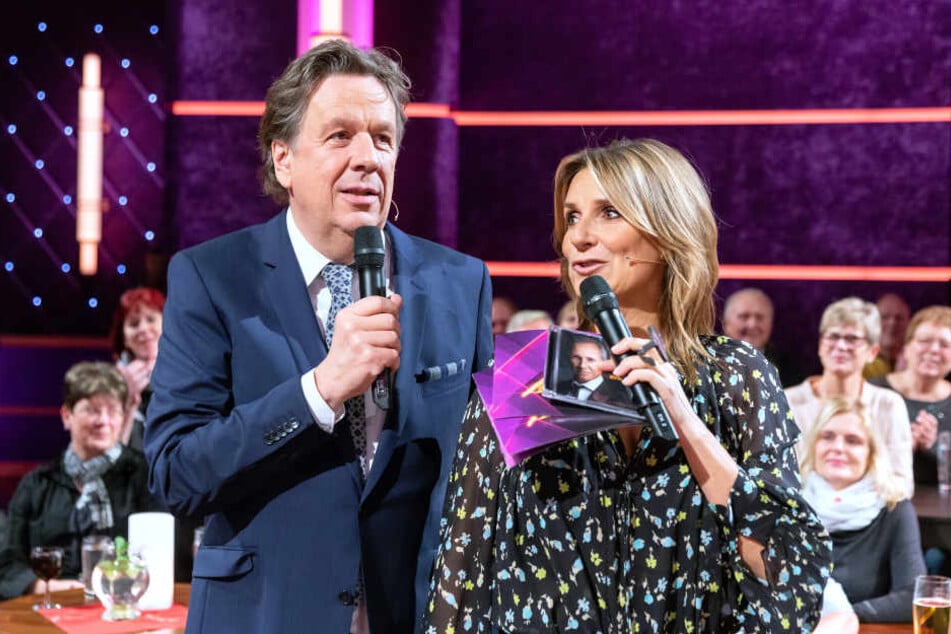 Ein Wiederkehrer und seine Kollegin: Die Riverboat-Moderatoren Jörg Kachelmann und Kim Fisher.