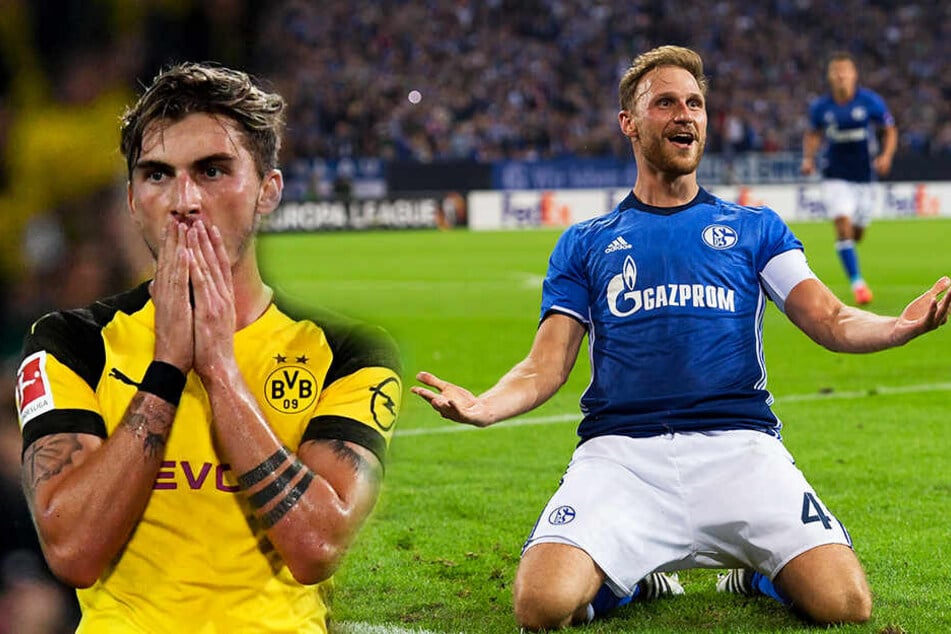Ex-BVB-Kicker Maximilian Philipp (l.) traf für den FK Dynamo Moskau zum zwischenzeitlichen 1:0 gegen Lokomotiv Moskau. Am Ende durfte aber der Ex-Schalker Benedikt Höwedes jubeln. (Bildmontage)