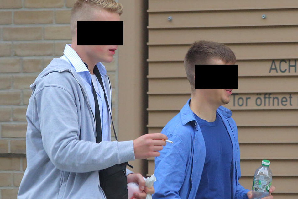 Florian K. (20) und Milosz D. (21) bestreiten alle Vorwürfe der Anklage.