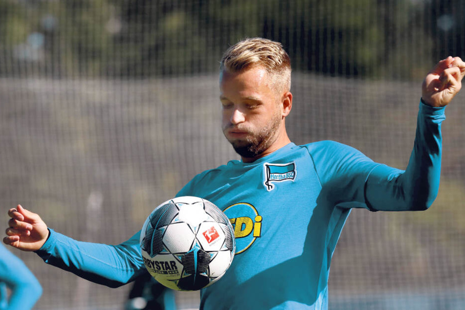 Am Ex-Auer Pascal Köpke, mittlerweile bei Hertha, soll Dynamo erneut Interesse haben.
