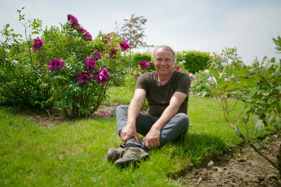 Sein Garten in Nauendorf ist ein wahres Spektakel für die Augen.