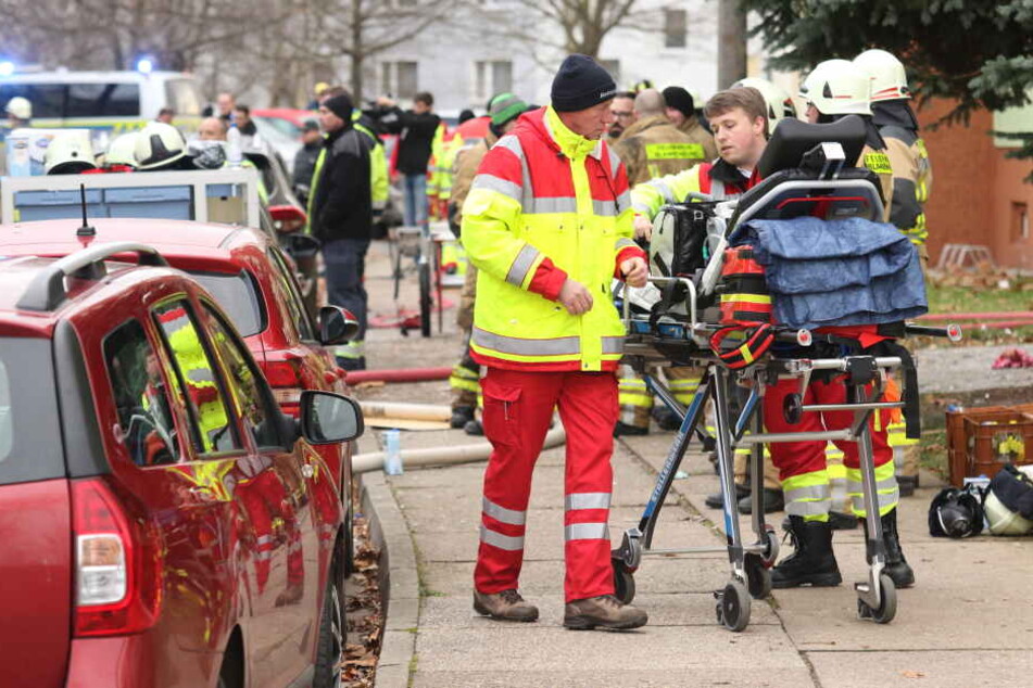 Mehr als 200 Einsatzkräften waren am Freitag in Blankenburg.