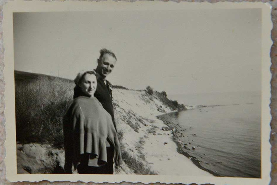 Erster Urlaub mit 43 Jahren: Lisbeth und Fritz an der Ostsee auf Rügen.