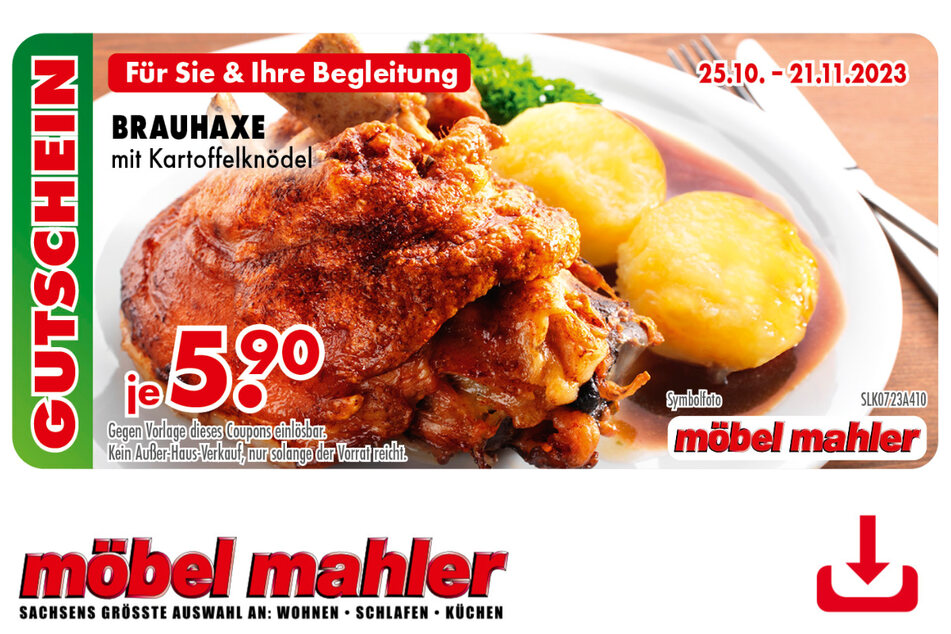 Hier klicken und Coupon herunterladen.