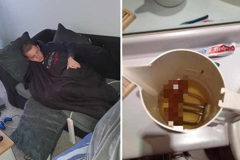 Betrunkener Einbrecher: Mann kotzt in fremde Küche und k*ckt in den Wasserkocher