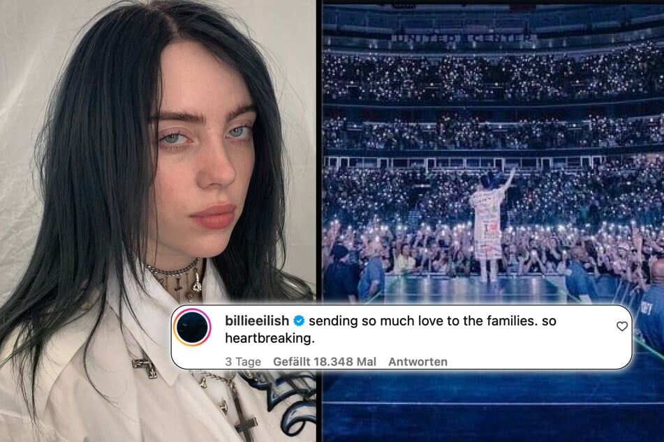 Billie Eilish hinterließ einen Kommentar, um ihr Mitgefühl auszudrücken.