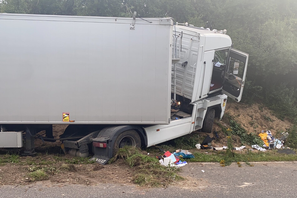 Der Mann wurde bei dem Unfall schwer verletzt.