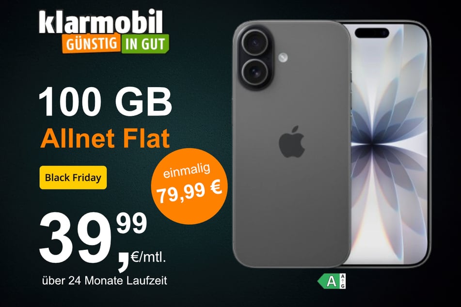 Das iPhone 17 (256 GB) inkl. 100 GB Datenvolumen für einmalig 79,99 Euro.