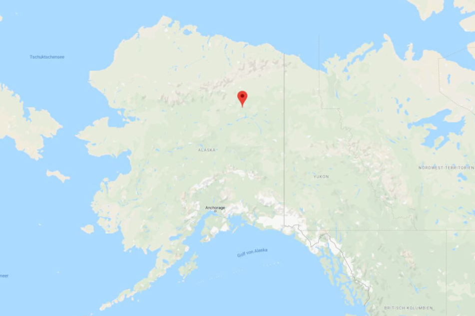 Venetie liegt im Norden des kalten US-Bundesstaats Alaska.