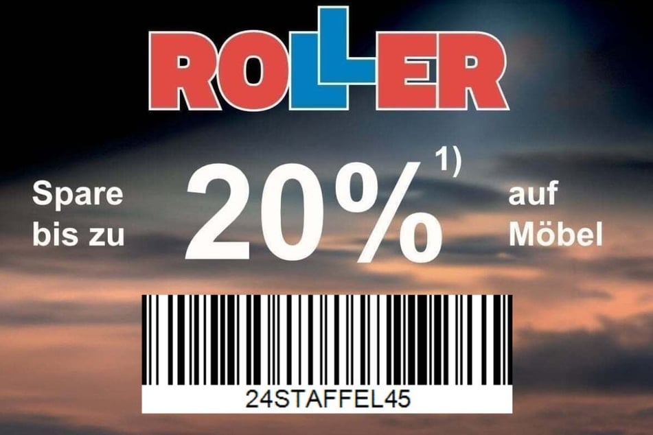 Hier klicken, Barcode herunterladen und 20 Prozent beim Möbelkauf sparen.¹