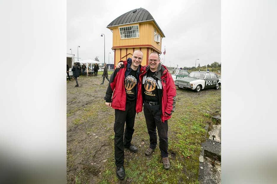 Die Stellwerk-Retter laden heute zur Filmpremiere: Paul Wenzel (32, l.) und Steffen Paatz.