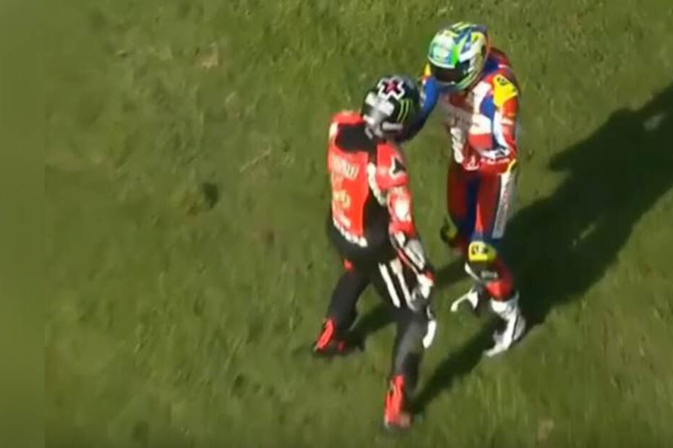Scott Redding (links) und Andrew Irwin (rechts).