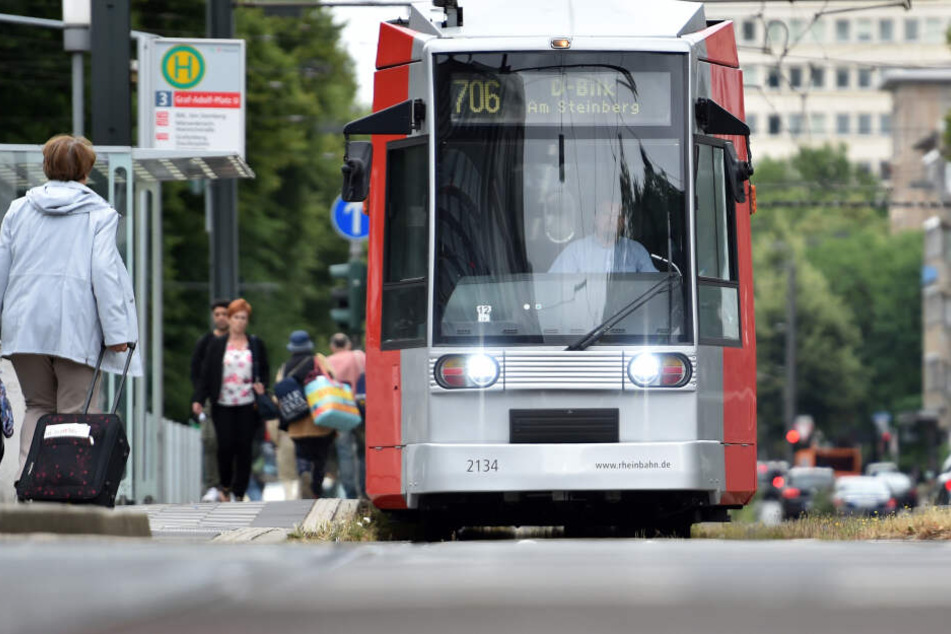 Eine Haltestelle in Düsseldorf (Symbolbild).