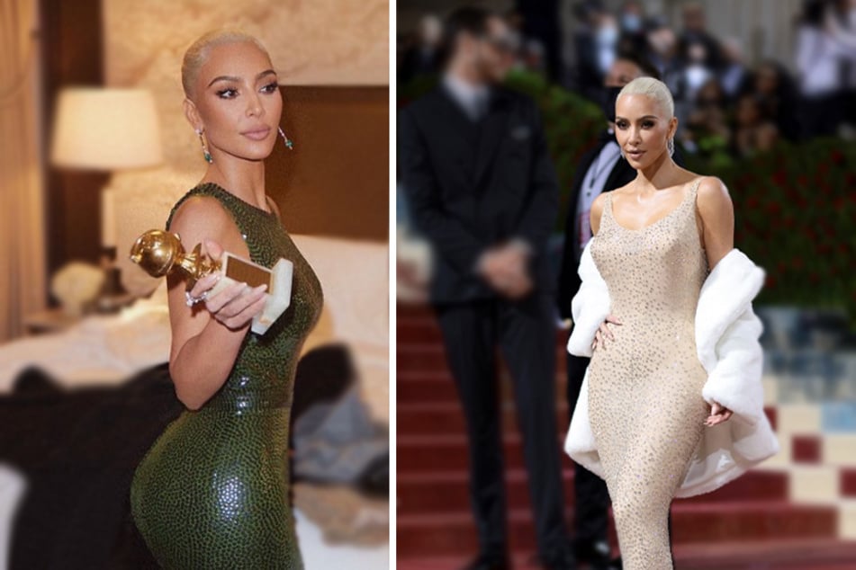 Kim Kardashian wore not one, but two of Marilyn Monroe's iconic dresses on the night of the Met Gala.