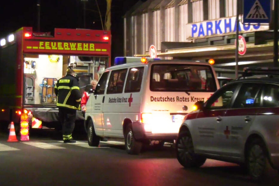 Die Schüsse fielen am späten Samstagabend in diesem Parkhaus in Bad Homburg.