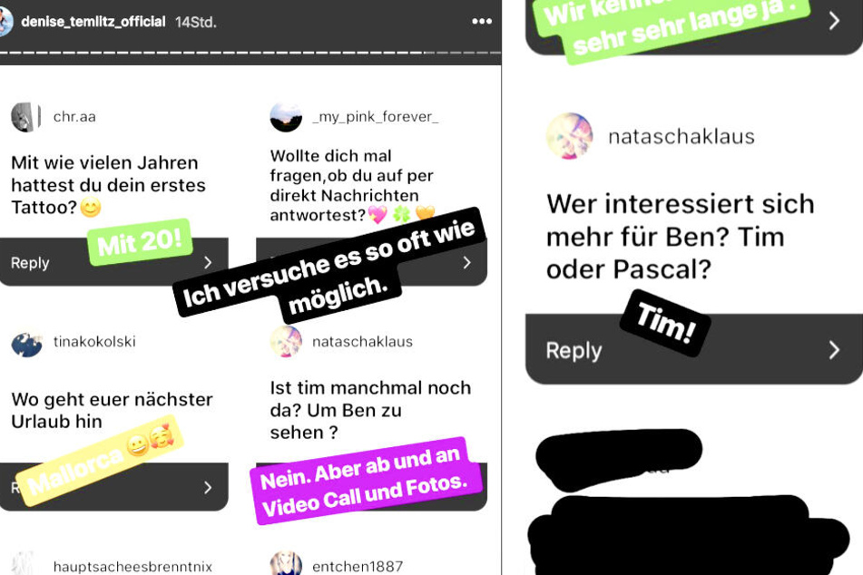 In einer Instagram-Story verrät die Berlinerin, welcher Ex sich mehr um Söhnchen Ben-Matteo sorgt.