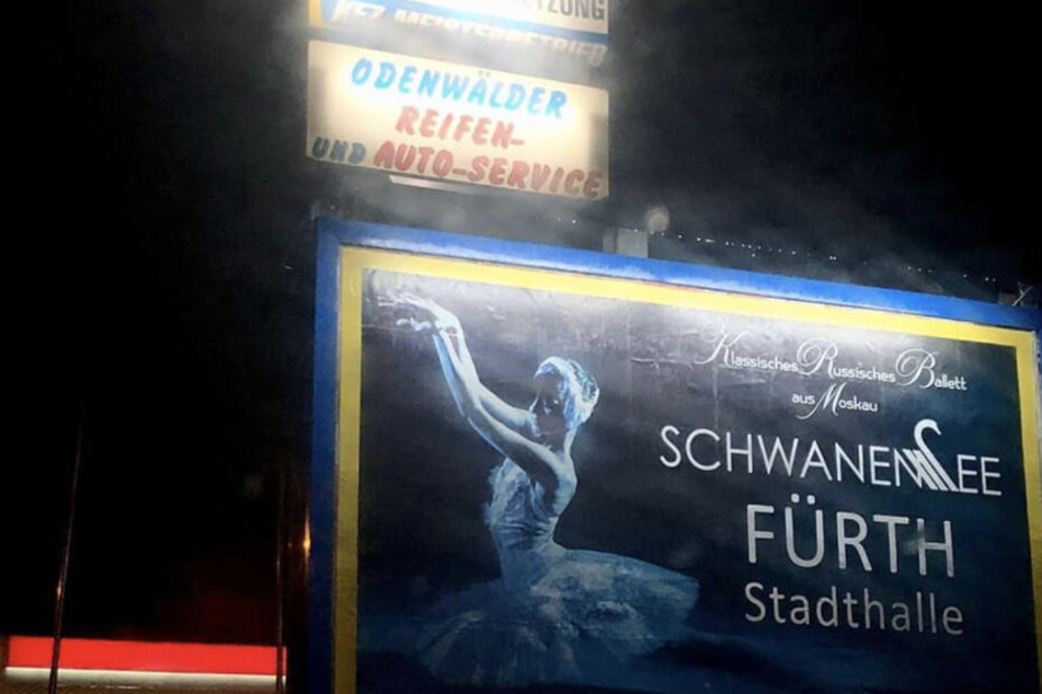 Das aufgestellte Plakat sorgt für ziemlich viel Verwirrung im Odenwald.