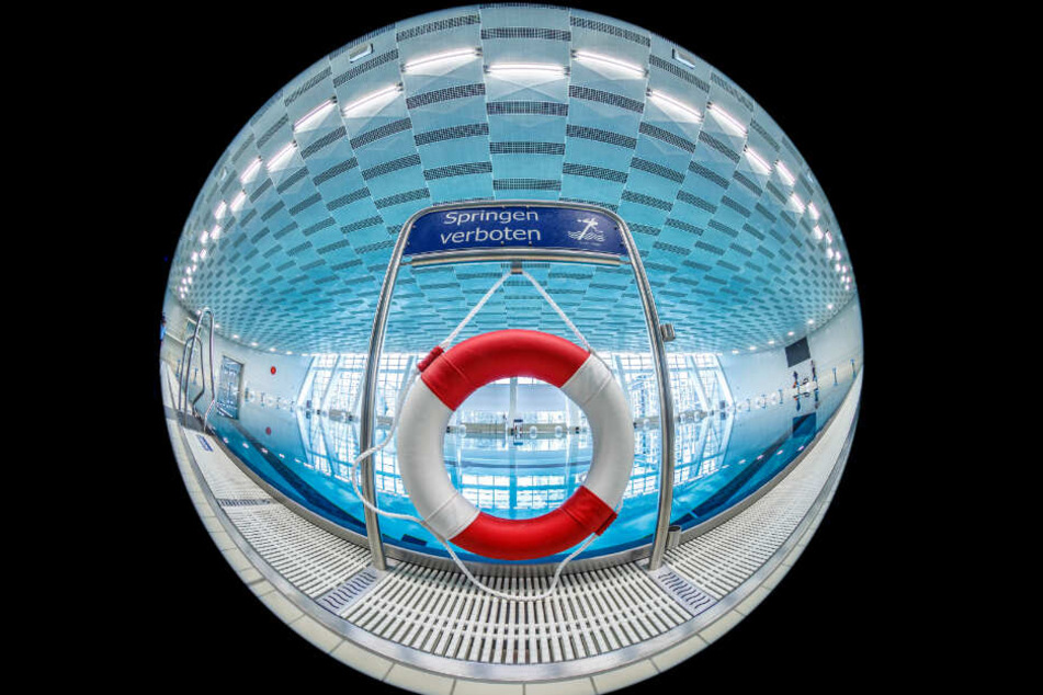 Eine runde Sache: Der neue Schwimmsportkomplex Freiberger Platz.