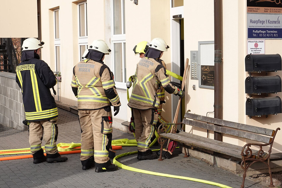Die Freiwillige Feuerwehr Nossen konnte das Feuer schnell unter Kontrolle bringen.