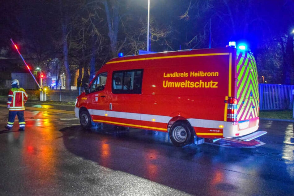 Einsatzkräfte vor Ort.