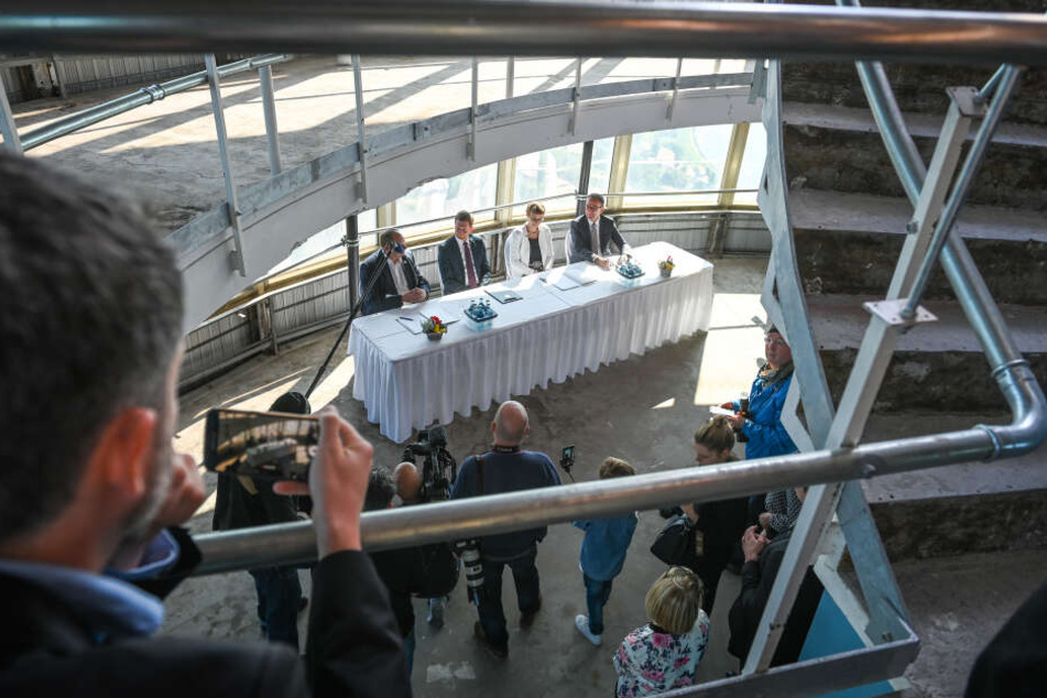 Am Samstag unterzeichneten Vertreter von Stadt, Land, Bund und Eigentümergesellschaft eine Absichtserklärung.